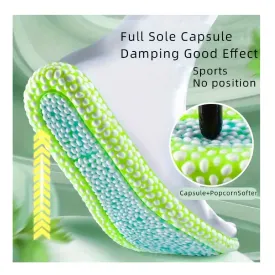 1Pair 4D Capsule Sports Insoles, Comfortable Lightweight Shock-absorbing Breathable Insoles For Men & Women