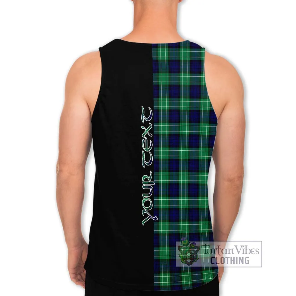 Abercrombie Tartan Men's Tank Top with Family Crest and Half Of Me Style