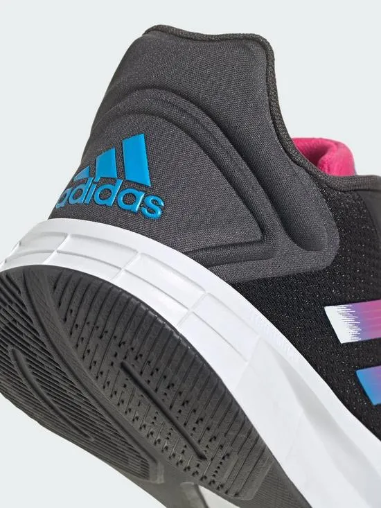 ADIDAS DURAMO 10 LADIES RUNNING TRAINERS - BLACK/PINK/PURPLE