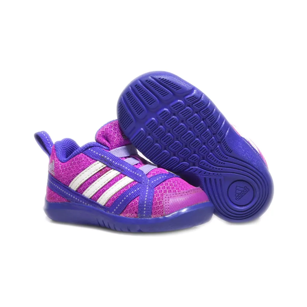 Adidas Natweb I Sport Shoes Fabric Pink Colour For Kids