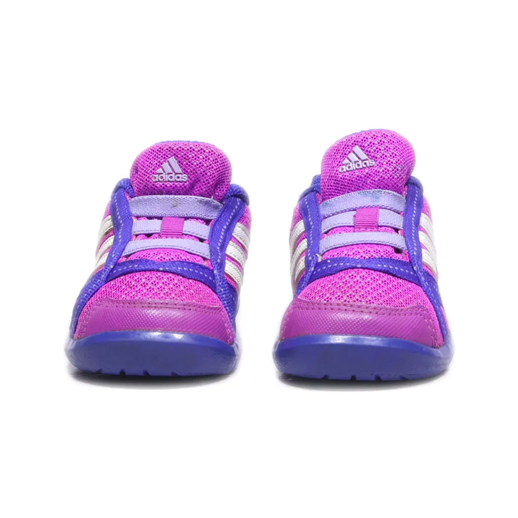 Adidas Natweb I Sport Shoes Fabric Pink Colour For Kids