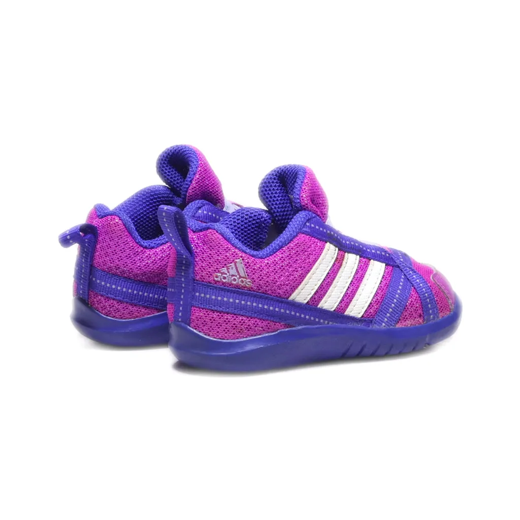 Adidas Natweb I Sport Shoes Fabric Pink Colour For Kids