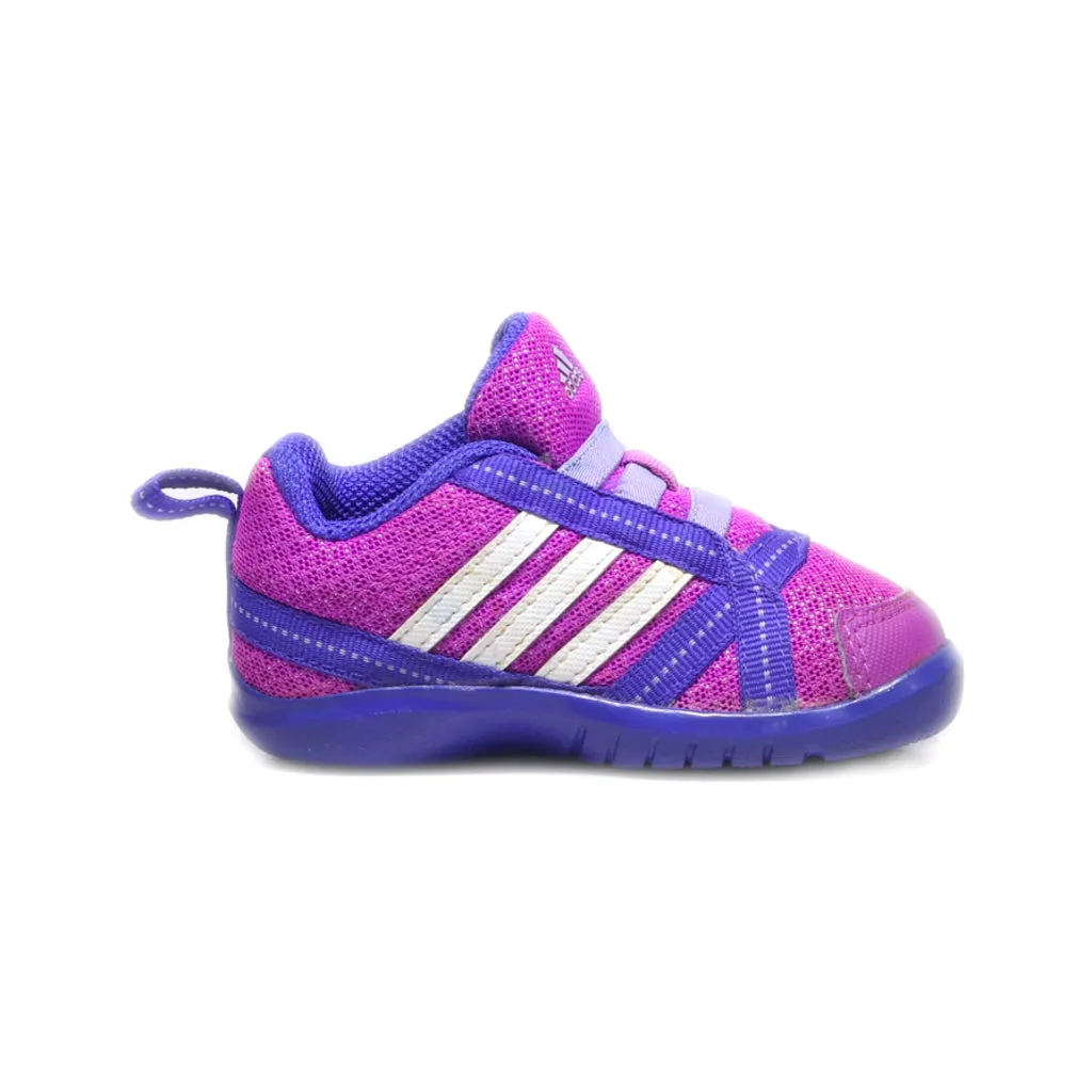 Adidas Natweb I Sport Shoes Fabric Pink Colour For Kids