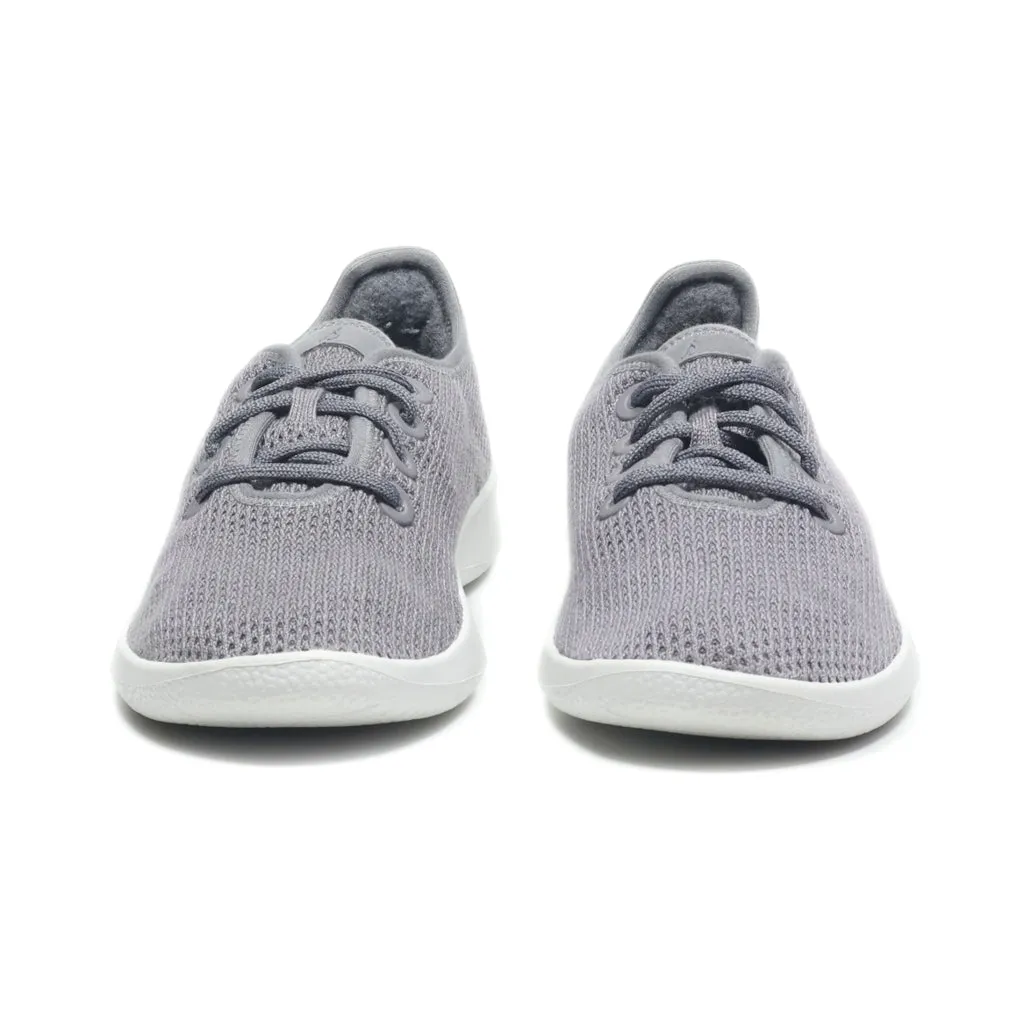 Allbirds Tree Runner Sport Shoes Fabric Grey Colour For Women