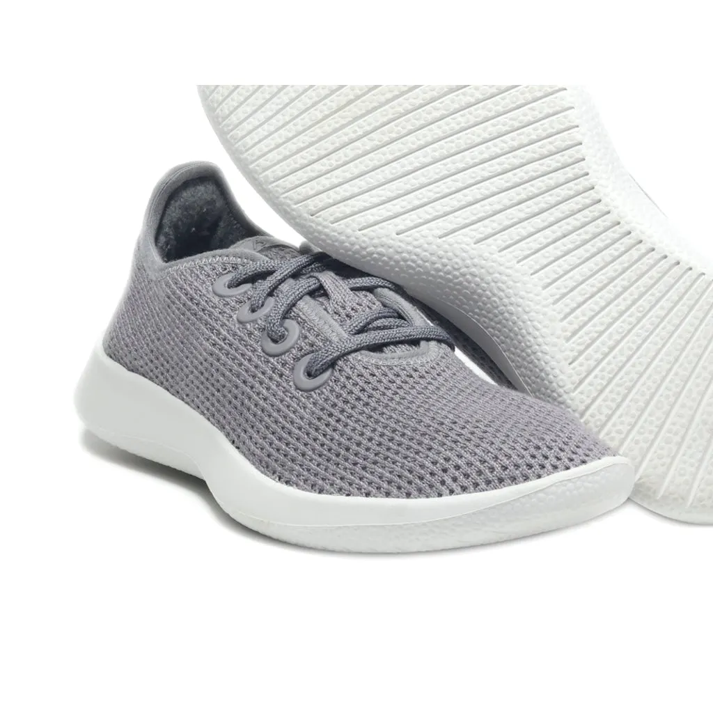 Allbirds Tree Runner Sport Shoes Fabric Grey Colour For Women