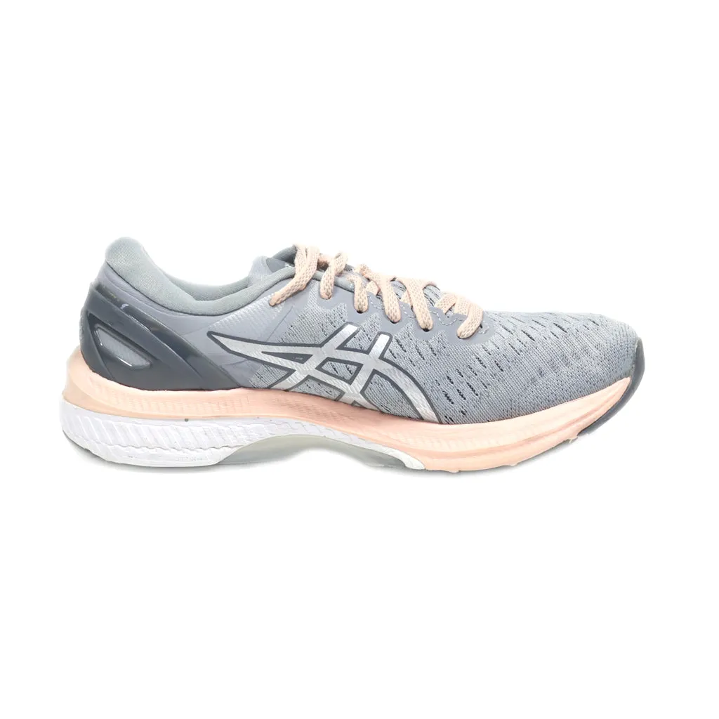 Asics Gel Kayano 27 Sport Shoes Fabric Grey Colour For Women