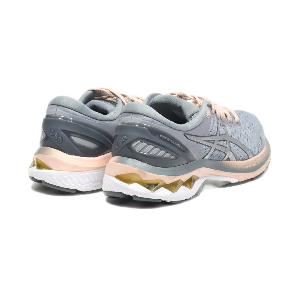 Asics Gel Kayano 27 Sport Shoes Fabric Grey Colour For Women