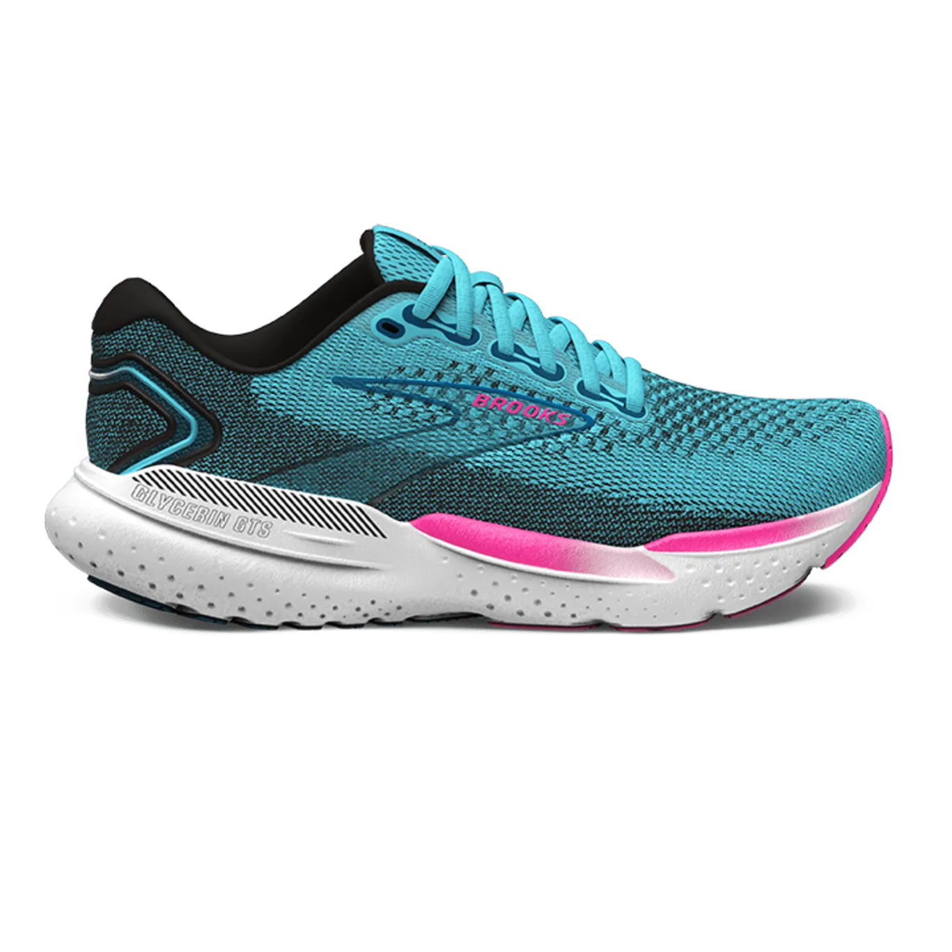 Brooks Glycerin GTS 21 Womens Running - Moroccon Blue / Aqua / Pink