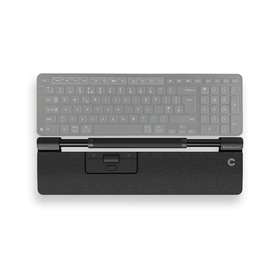 Contour RollerMouse Pro with Slim Wrist Rest Vegan Leather