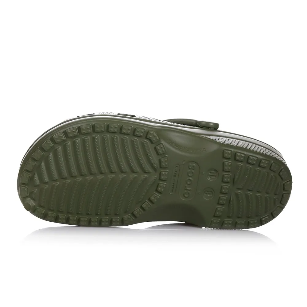 CROCS UNISEX CLASSIC ARMY GREEN CLOG