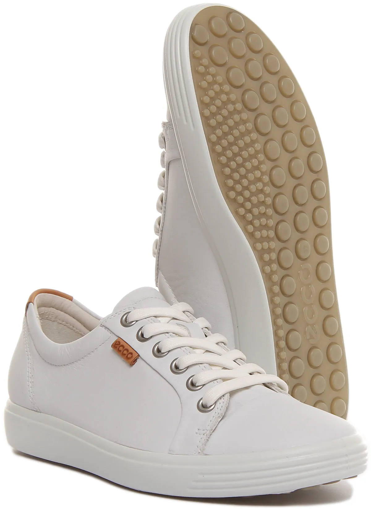 Ecco Soft 7 In White For Women