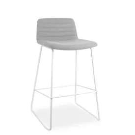 Elpix 73cm Fabric Bar Stool - Grey