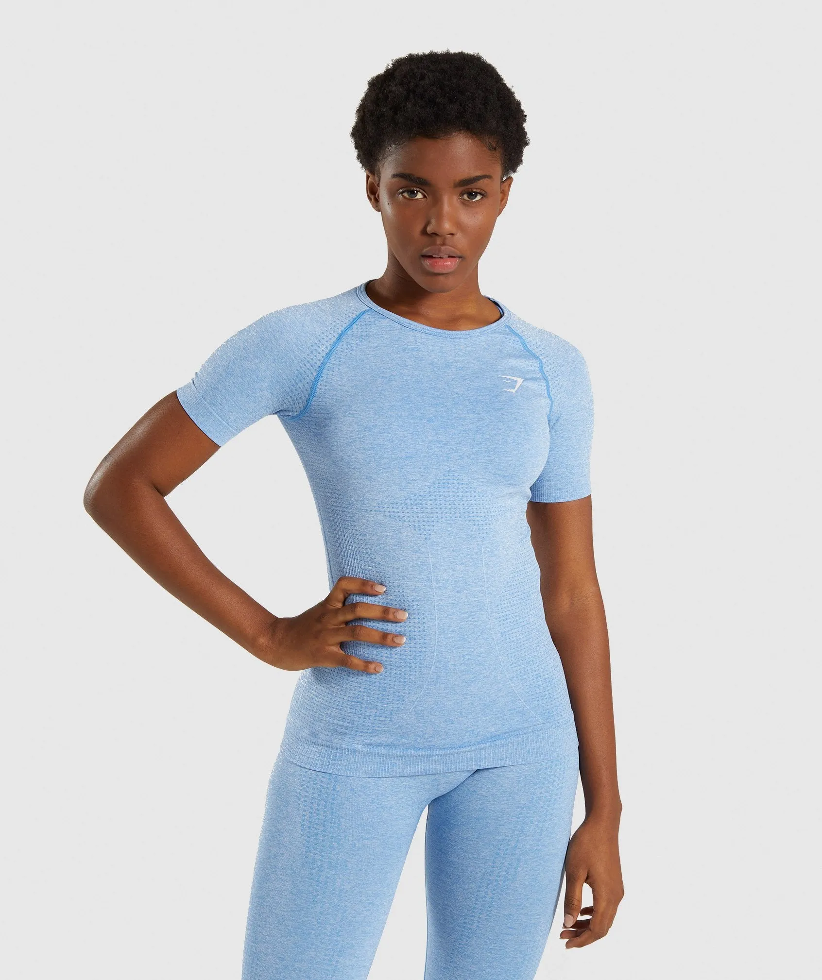 Gymshark Vital Seamless T-Shirt - Blue