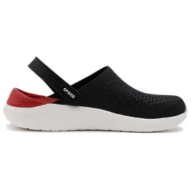 Literide 360 Unisex Clog Sandal Black-Red White Sole