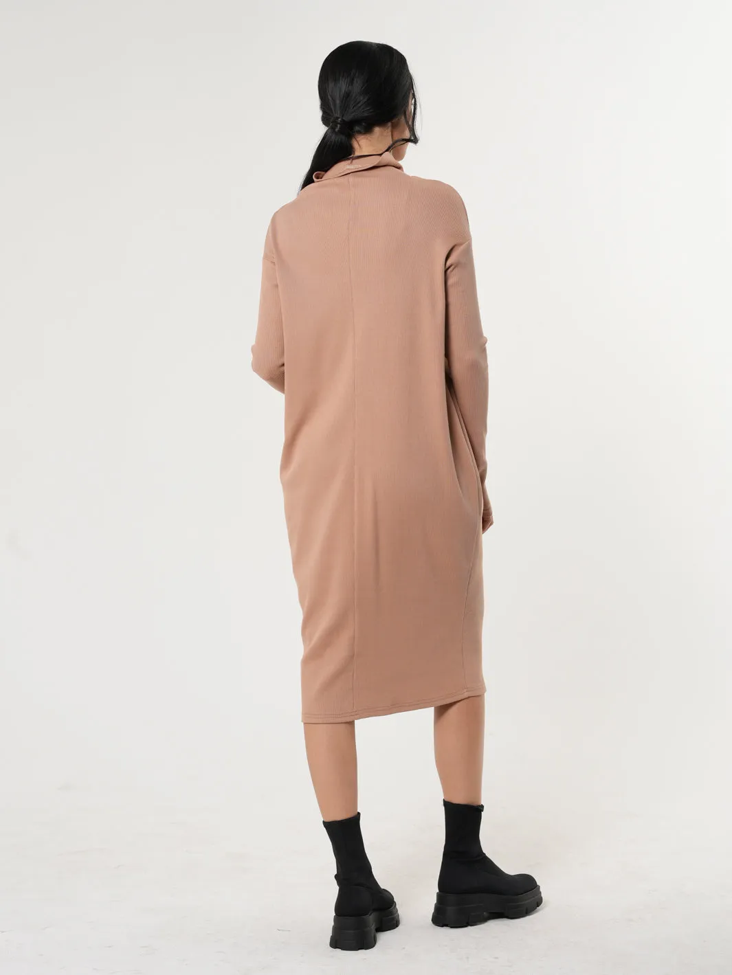 Long Sleeve Ribbed Dress