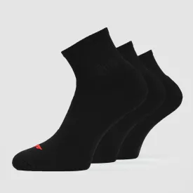 MEN-CREW-CUSHIONED-SOCKS (BLACK) 3 PAIRS