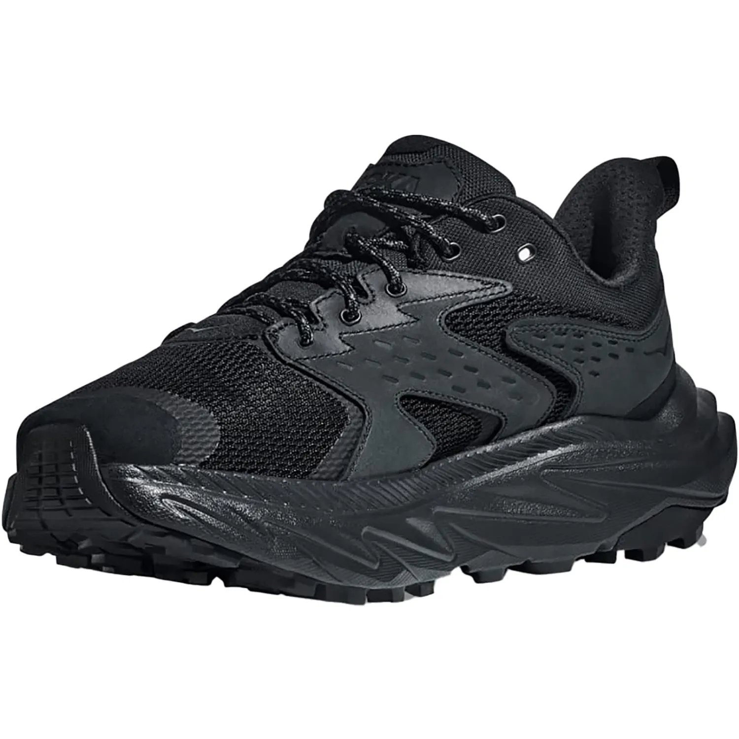 Men's Hoka Anacapa 2 Low GTX Black/Black Nubuck