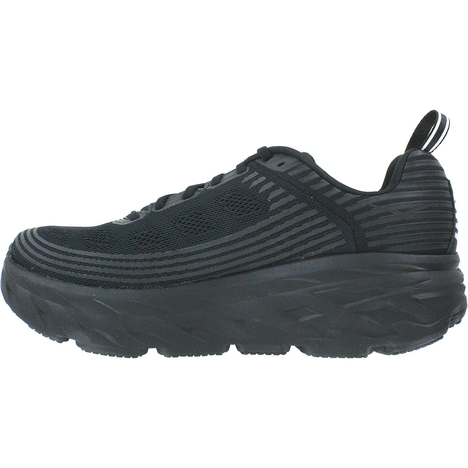 Men's Hoka One One Bondi 6 Black/Black Mesh