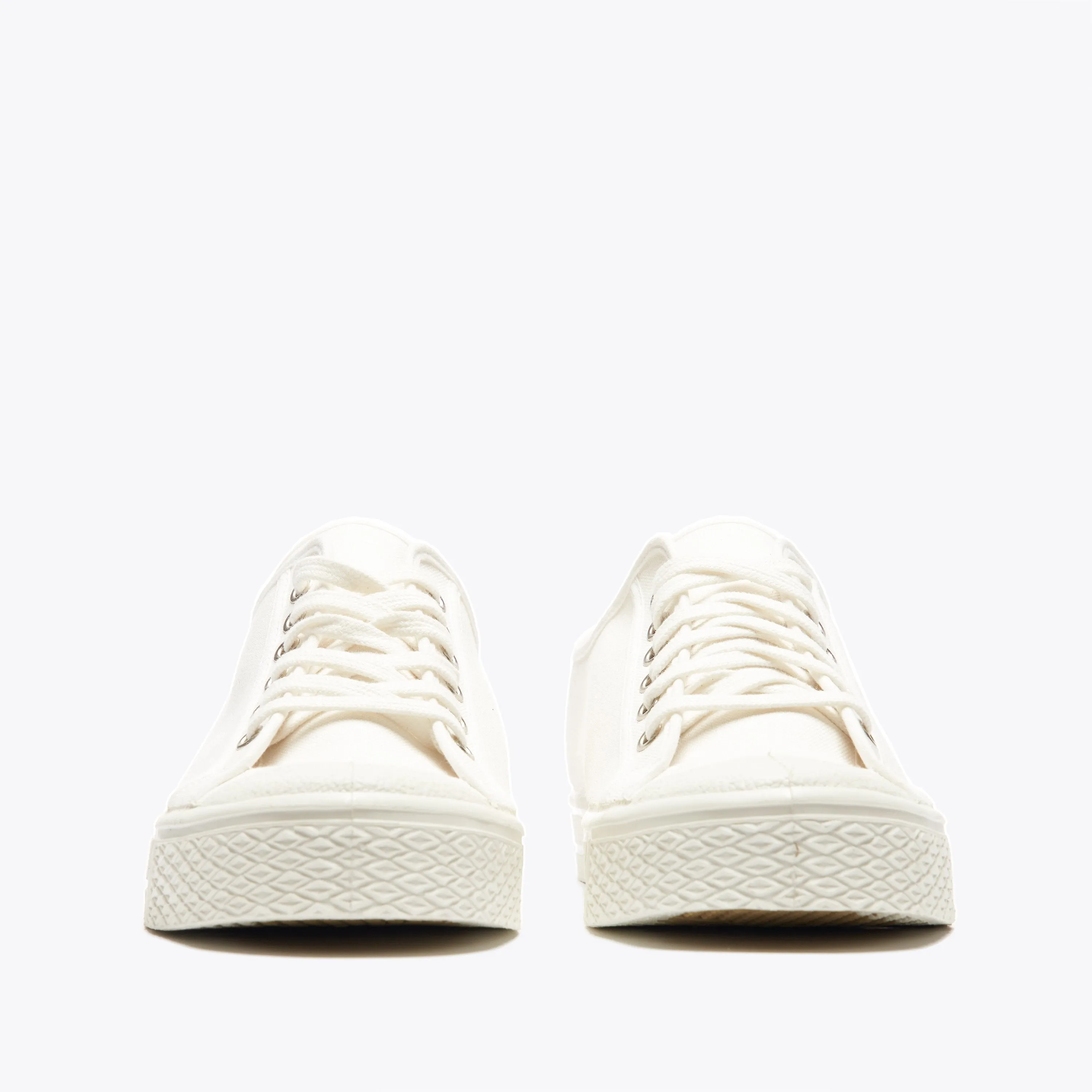 MILITARY LOW TOP - WHITE