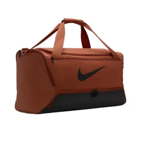 NIKE Brasilia 9.5" Duffle Bag (Sunrise/Black/Black)