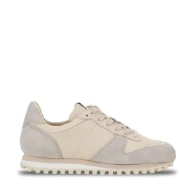 NOVESTA LEATHER TRAIL RUNNER IN IVORY