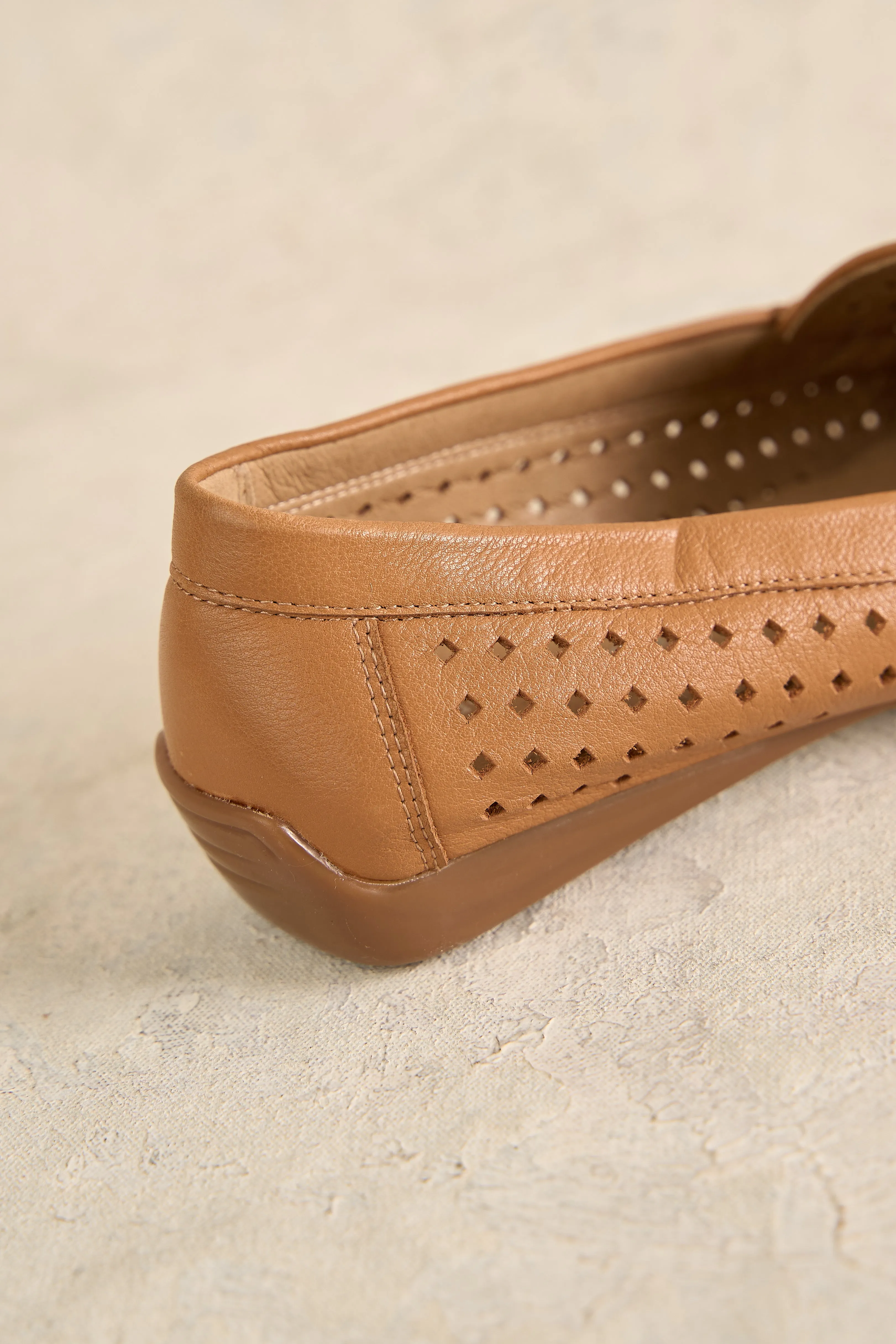 Perforated Leather Loafer