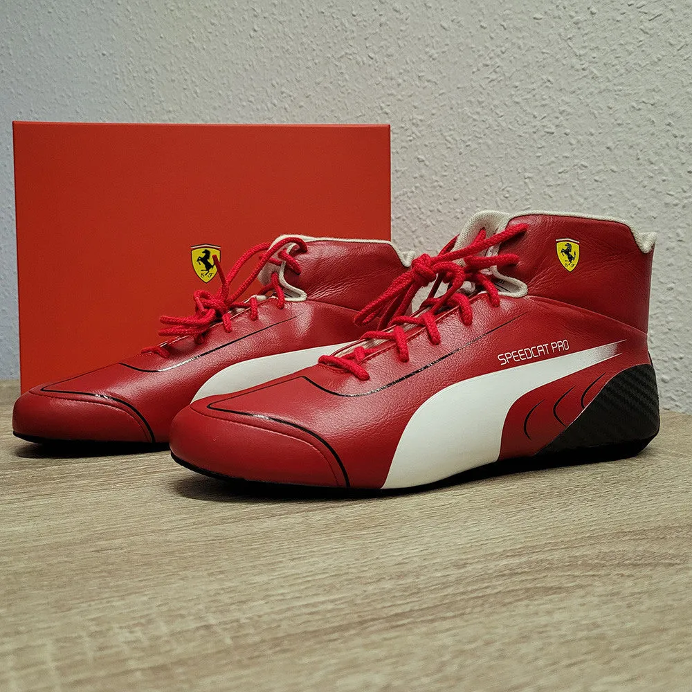 Puma Ferrari Speedcat Pro Replica Motorsport Shoes, Red, 2021