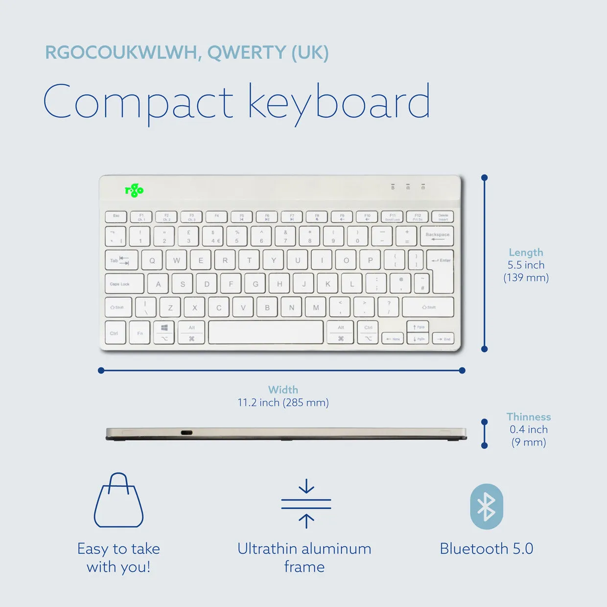 R-Go Compact Break Keyboard