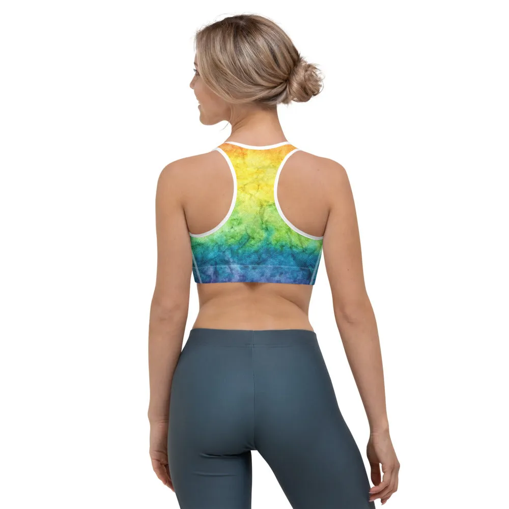 Rainbow Sports Bra