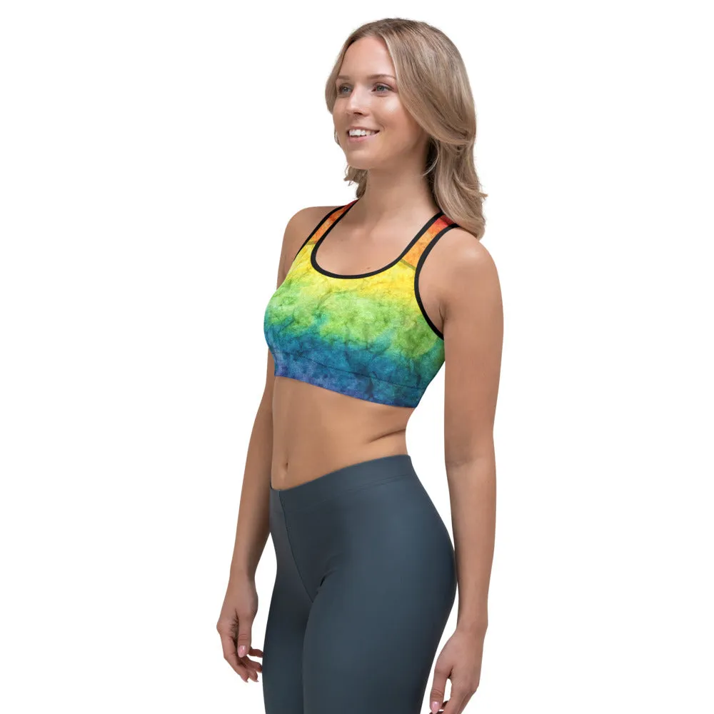 Rainbow Sports Bra