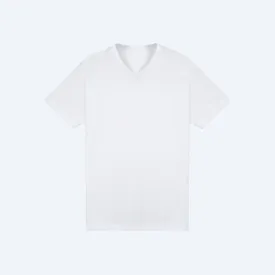 Responsive V Neck - White