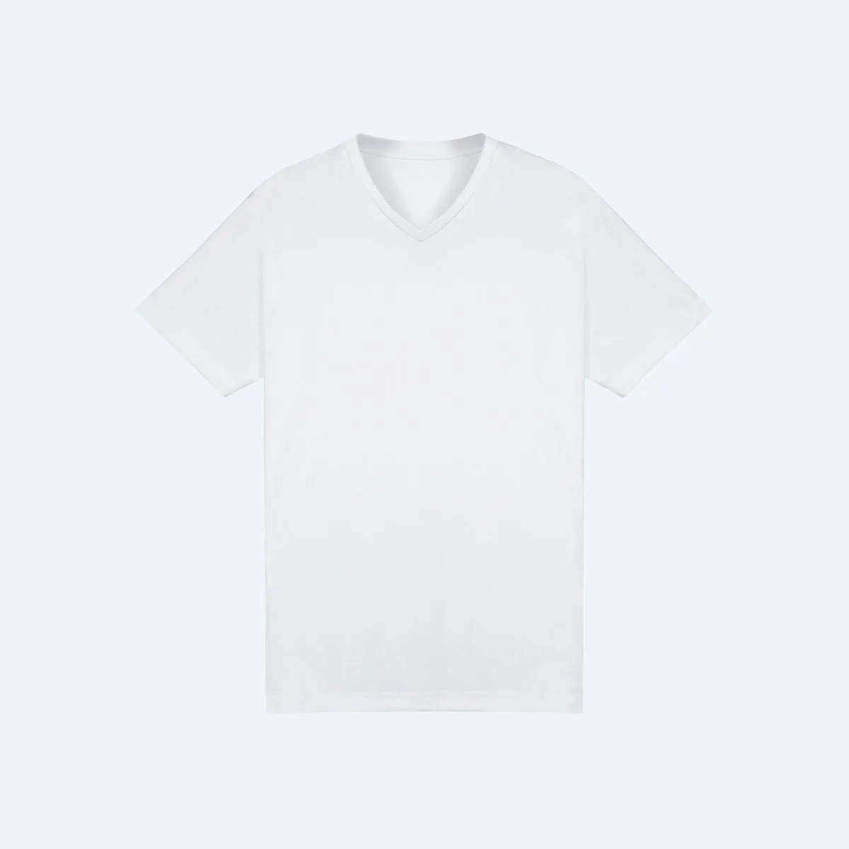 Responsive V Neck - White