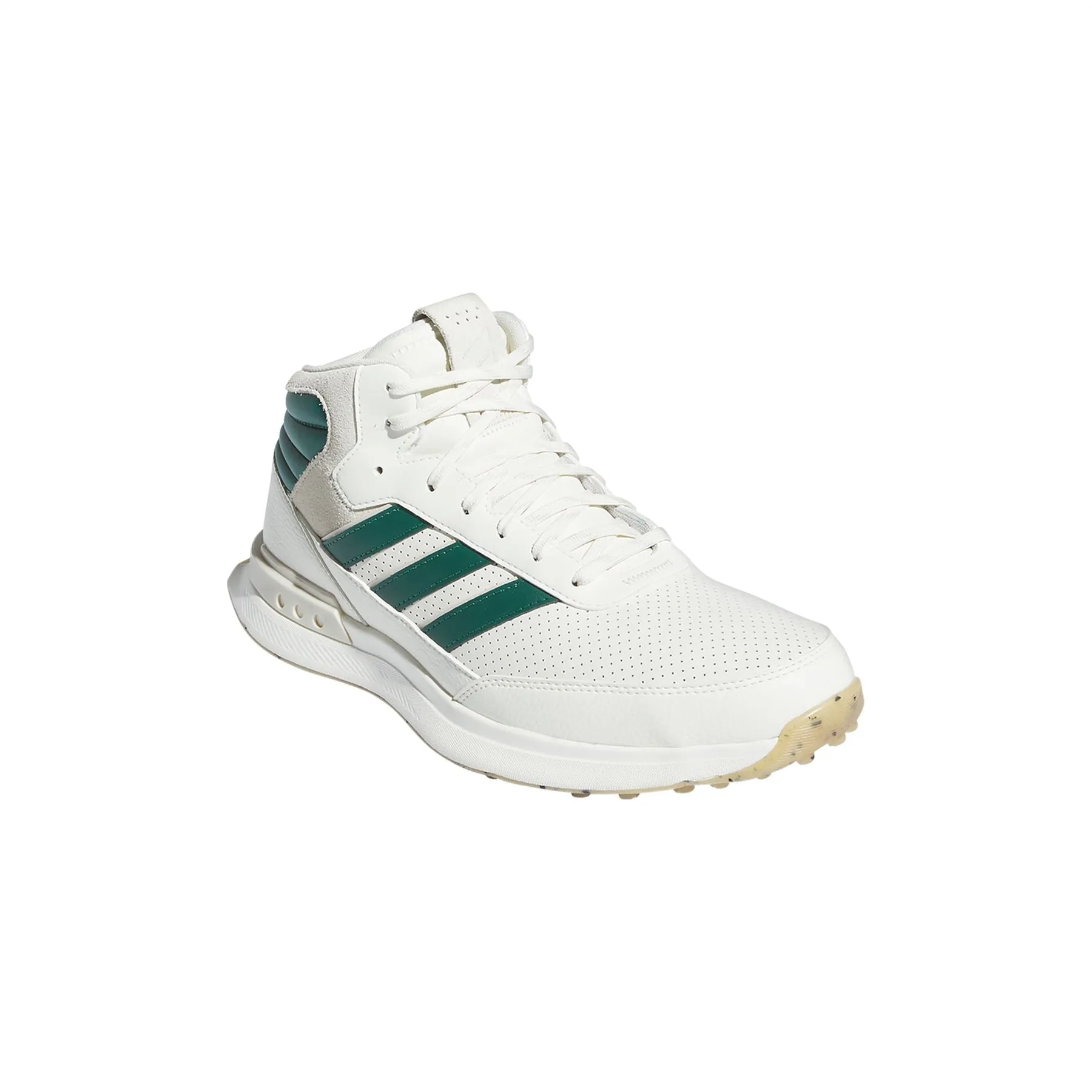 S2G Spikeless Mid Cut Golf Shoes White/Green - 2024