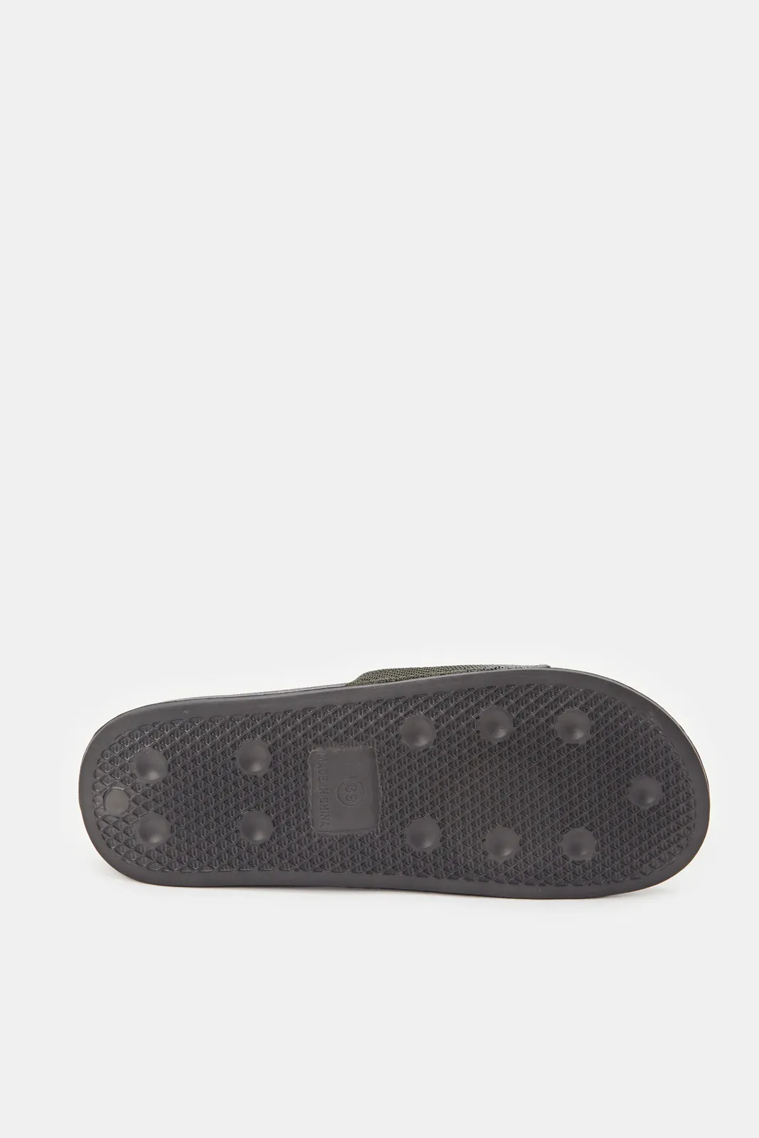 Senior Boys Grey Padded Slide