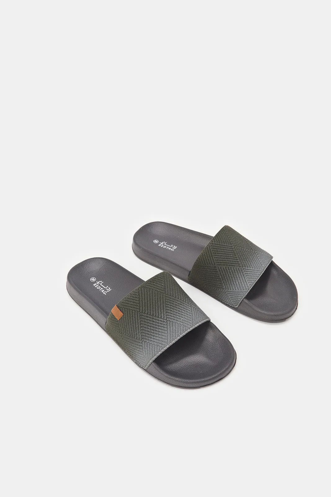 Senior Boys Grey Padded Slide