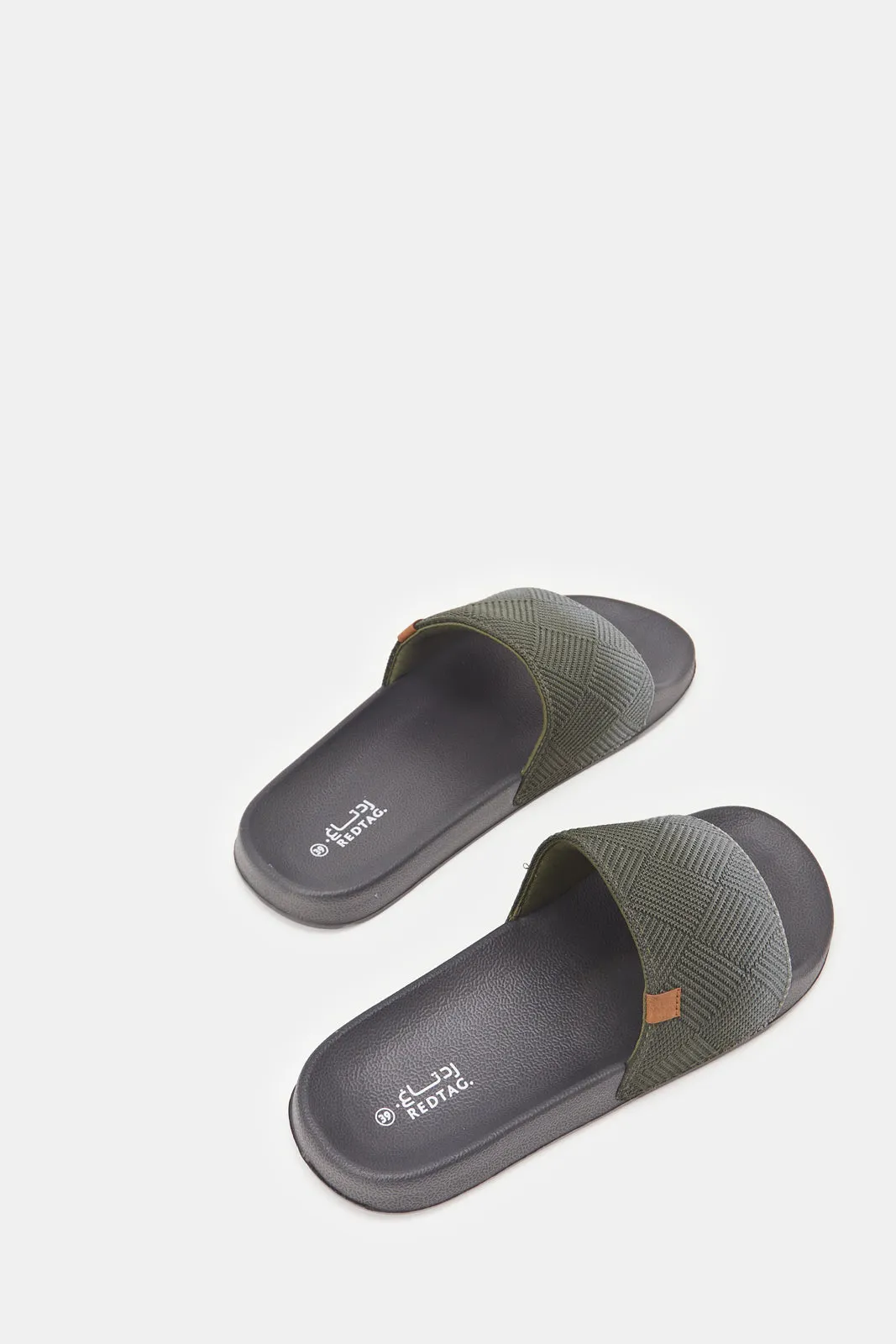 Senior Boys Grey Padded Slide