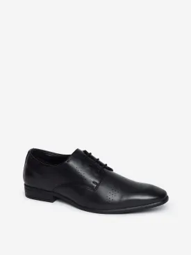 SOLEPLAY Black Perforated Design Brogues