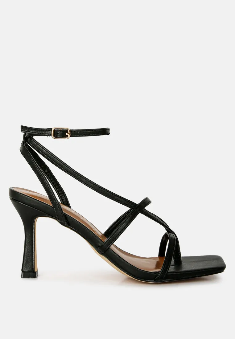 Stalker Strappy Ankle Strap Sandals