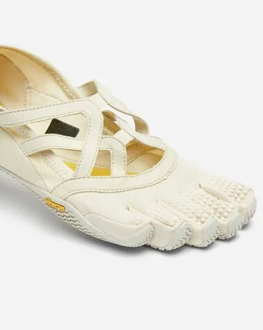 Vibram Five Fingers Ladies Alitza Loop Shoes Barefoot Fitness Footwear - Beige