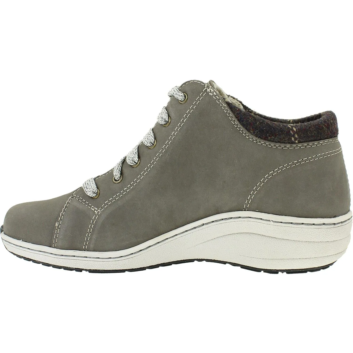 Women's Aetrex Remi Warm Grey Leather