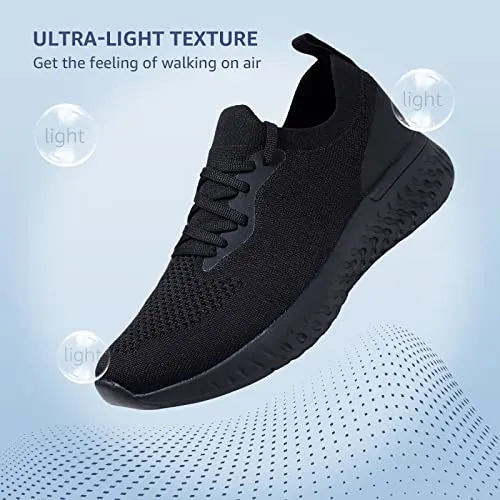 Womens Athletic Running Shoes Comfortable Tennis Shoes Lightweight Walking Shoes Lace Up Trainers Breathable Wide Fit Gym Sneakers